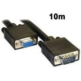 10m Normal Quality VGA 15Pin Male to VGA 15Pin Female Cable for CRT Monitor
