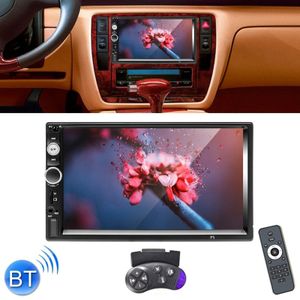 A2207 HD 2 Din 7 inch Car Bluetooth Radio Receiver MP5 Player  Support FM & USB & TF Card & Mirror Link  with Steering Wheel Remote Control