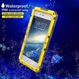 Waterproof Dustproof Shockproof Zinc Alloy + Silicone Case for iPhone 8 Plus & 7 Plus (Yellow)