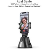 Apai Genie 360 Degree Rotation Panoramic Head Bluetooth Auto Face Tracking Object Tracking Holder with Phone Clamp for Smartphones  GoPro  DSLR Cameras(Black)