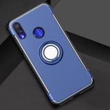 Magnetic Armor Protective Case for Xiaomi Redmi Note 7  with 360 Degree Rotation Ring Holder (Blue)