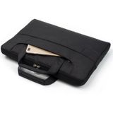 Portable One Shoulder Handheld Zipper Laptop Bag  For 11.6 inch and Below Macbook  Samsung  Lenovo  Sony  DELL Alienware  CHUWI  ASUS  HP(Black)