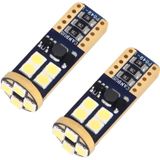 2 PCS T10/W5W/194/501 4W 280LM 6000K 12 SMD-2835 LED Bulbs Car Reading Lamp Clearance Light with Decoder  DC 12V
