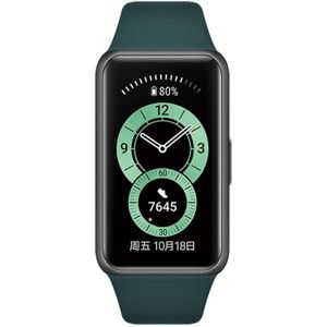 Original Huawei Band 6 1.47 inch AMOLED Color Screen Smart Wristband Bracelet  NFC Edition  Support Blood Oxygen Heart Rate Monitor / 2 Weeks Long Battery Life / Sleep Monitor / 96 Sports Modes(Green)