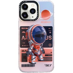 Voor iPhone 11 Pro Max Mechanisch astronautenpatroon TPU-telefoonhoes