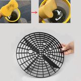 Car Washing Filter Sand And Stone Isolation Net  Size:Diameter 23.5cm(Black)