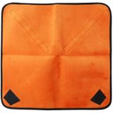 Hundred-folding Cloth Photography Camera SLR Liner Lens Bag Thickening Wrapped Cloth Plus Velvet  Size: 55x55cm (Orange)
