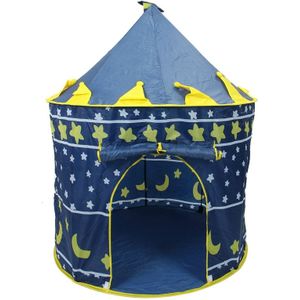 Ultralarge Children Beach Tent Baby Toy Play Game House Kids Princess Prince Castle Indoor Outdoor Toys Tents Christmas Gifts(Black)