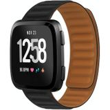 Voor Fitbit Versa 4 / 3 / Sense 2 20 mm siliconen magnetische horlogeband