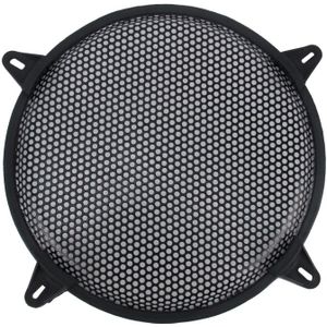 12 inch Car Auto Metal Mesh Black Round Hole Subwoofer Loudspeaker Protective Cover Mask Kit with Fixed Holder