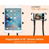 Upgrade Lazy Bracket Neck Holder Flexible Long Arm Mount Support  For iPad  iPhone  Galaxy  Huawei  Xiaomi  LG  HTC and Other Smart Phones / Tablets