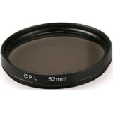 52mm Round Circle CPL Lens Filter for GoPro HERO 4 / 3+  Xiaoyi Sport Cameras and Other Sport Cameras Dive Housing
