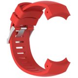 Silicone Replacement Wrist Strap for SUUNTO Core ALU Black (Red)
