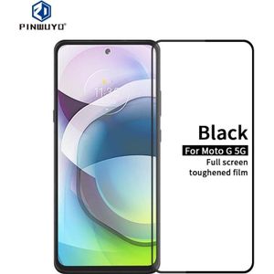 For MOTO G 5G PINWUYO 9H 2.5D Full Screen Tempered Glass Film(Black)