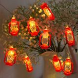 3m 20 LEDs USB Power Retro Kerosene Lamp LED Lights String Bedroom Decoration(Warm White Light)