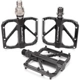 PD-R67 1 Pair PROMEND Bicycle Pedal Road Bike Aluminum Alloy Bearing Quick Release Folding Pedal