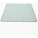 FP1409 6mm Thickened Moisture-Proof Beach Mat Outdoor Camping Tent Mat With Storage Bag 200x200cm(Blue Grid)