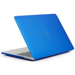 ENKAY Hat-Prince 2 in 1 Frosted Hard Shell Plastic Protective Case + US Version Ultra-thin TPU Keyboard Protector Cover for 2016 New MacBook Pro 15.4 inch with Touchbar (A1707)(Dark Blue)