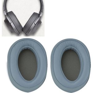 1 Pair Sponge Headphone Protective Case for Sony MDR-100ABN / WH-H900N (Blue)