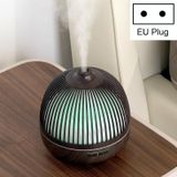 Bird Cage Wood Graphic Aromatherapy Machine Ultrasonic Smart Home Colorful Night Light Hollow Humidifier  Product specifications: EU Plug(Deep Wood Pattern)
