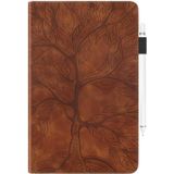 For Huawei MediaPad T5 10.1 inch Life Tree Series Horizontal Flip Leather Case with Holder & Card Slots & Pen Slot(Brown)