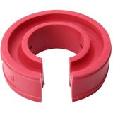 2 PCS Car Auto C Type Shock Absorber Spring Bumper Power Cushion Buffer  Spring Spacing: 27mm  Colloid Height: 50mm(Red)