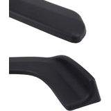 2 PCS Universal Fit Car Front Bumper Spoiler Lip Splitter Diffuser SUV ABS Front Shovel  Length: 62cm