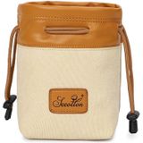 S.C.COTTON Liner Bag Waterproof Digital Protection Portable SLR Lens Bag Micro Single Camera Bag Photography Bag  Colour: Beige M