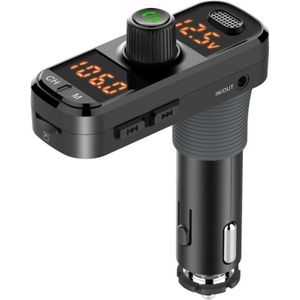 BC70 Car Bluetooth 5.0 FM Transmitter Radio Adapter Dual Display Wireless Handsfree Call MP3 Music Player QC3.0 PD USB Charger