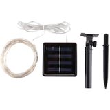 10m IP65 Waterproof Colorful Light Solar Panel Silver Wire String Light  100 LEDs SMD 0603 Fairy Lamp Decorative Light