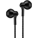 PTM P7 Stereo Bass Earphone Headphone with Microphone Wired Gaming Headset for Phones Samsung Xiaomi iPhone Apple Ear Phone(Black)