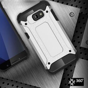 For Galaxy A5 (2017) / A520 Tough Armor TPU + PC Combination Case (Silver)
