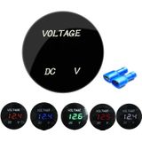 DC12-24V Automotive Battery DC Digital Display Voltage Meter Modified Measuring Instrument(Orange Light)