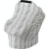 Multifunctional Cotton Nursing Towel Safety Seat Cushion Stroller Cover(Black Spots)