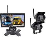 PZ607-W-D2 7.0 inch Wireless Digital Audio and Video 2 Separate Reversing Car Monitor