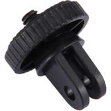 PULUZ 1/4 inch Screw Tripod Mount Adapter for GoPro HERO9 Black / HERO8 Black / HERO7 /6 /5 /5 Session /4 Session /4 /3+ /3 /2 /1  Xiaoyi and Other Action Cameras  5mm Diameter Screw Hole  3.3cm Diameter