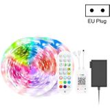 10M 600 LEDs Bluetooth Suit Smart Music Sound Control Light Strip Waterproof 5050 RGB Colorful Atmosphere LED Light Strip With 24-Keys Remote Control(EU Plug)