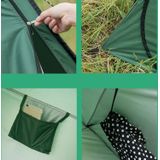 Clothes Changing Bathing Tent with Window  Single  Size: 190x120x120cm (Green)