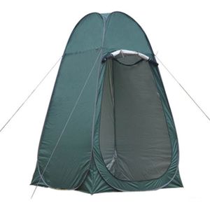 Clothes Changing Bathing Tent with Window  Single  Size: 190x120x120cm (Green)