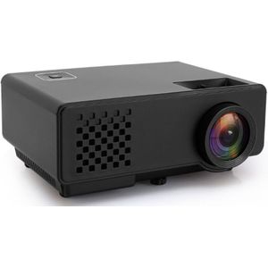 RD-810 800*768 1200 Lumens Mini LED Projector HD Home Theater with Remote Controller  Support USB + VGA + HDMI + AV (Black)