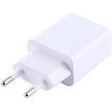 LZ-706 QC3.0 Single USB Port Travel Charger  EU Plug (White)
