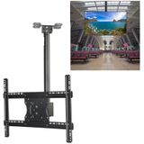 32-65 inch Universal Height & Angle Adjustable LCD TV Wall-mounted Ceiling Dual-use Bracket  Retractable Length: 2m