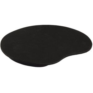 2 PCS Cloth Gel Wrist Rest Mouse Pad(Black)