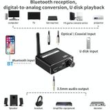 D18 Bluetooth Digital Audio Receiver with 3.5mm Jack to Analog Converter USB Player Adapter