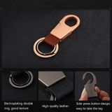 JOBON ZB-028YSK Car Keychain Men Waist Hangs Side Press Keychain(Golden)