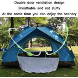 TC-014 Outdoor Beach Travel Camping Automatic Spring Multi-Person Tent For 2 People(Orange+Mat)