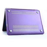 Frosted Hard Plastic Protection Case for Macbook Pro 13.3 inch(Purple)