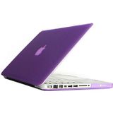 Frosted Hard Plastic Protection Case for Macbook Pro 13.3 inch(Purple)