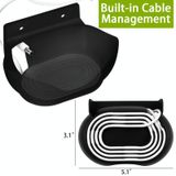 JG02 ABS Desktop / Wall Bracket Holder For Google Nest Audio(Black)