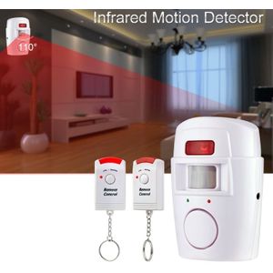 Wireless Remote Controller Wireless Home Security PIR Alert Infrared Sensor Alarm System Anti-theft Motion Detector Alarm 105DB Siren